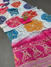 Vivera Silk Bandhej Pritn Saree Wholesale In India